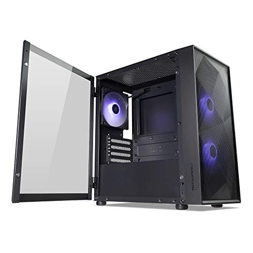 Tecware Forge M2 MicroATX Mid Tower Black Tempered Glass Side Panel image