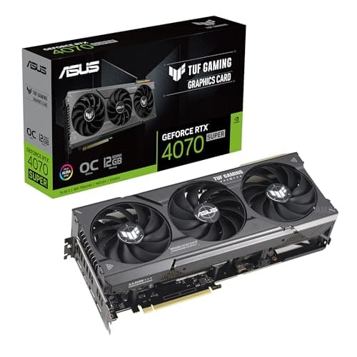 Asus TUF GAMING OC GeForce RTX 4070 SUPER 12GB GDDR6X Black image