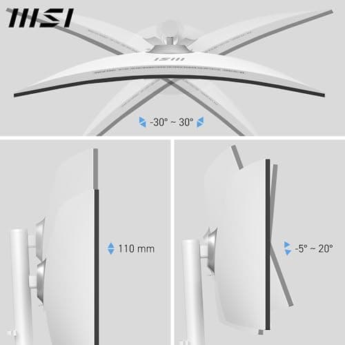 MSI Modern MD342CQPW 34" 3440x1440 120Hz VA Curved Monitor image