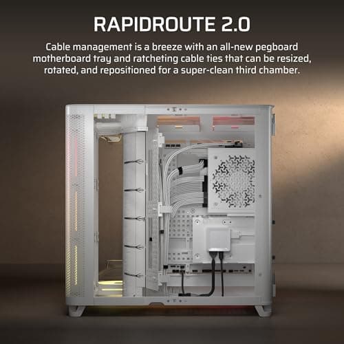 Corsair AIR 5400 LX-R RGB iCUE LINK White image