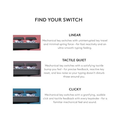 Logitech MX Mechanical Mini Wireless Slim Keyboard image