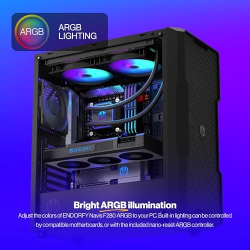 ENDORFY Navis F280 ARGB Water 280mm Black image