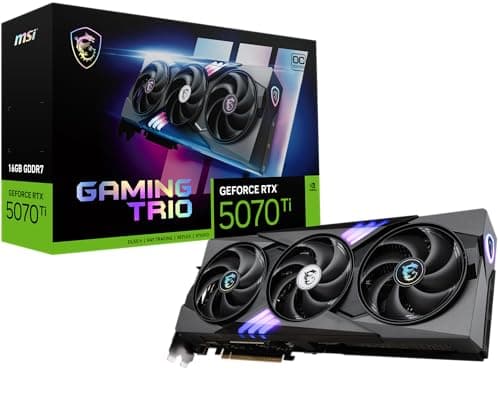 MSI GAMING TRIO OC PLUS GeForce RTX 5070 Ti 16GB GDDR7 Black main image