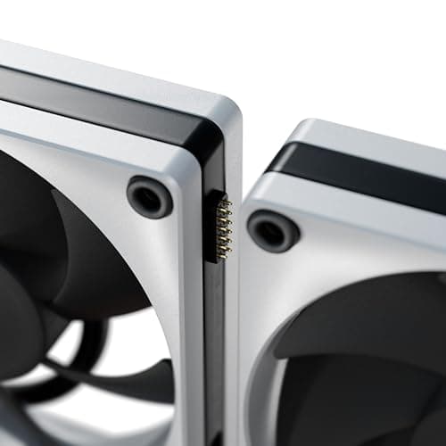 HYTE THICC FP12 120mm Black / White PWM 105.8 CFM 3-Pack image