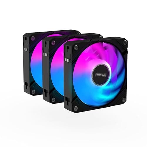 Gigabyte AORUS EZ CHAIN FAN 120mm Black RGB PWM 3-Pack image