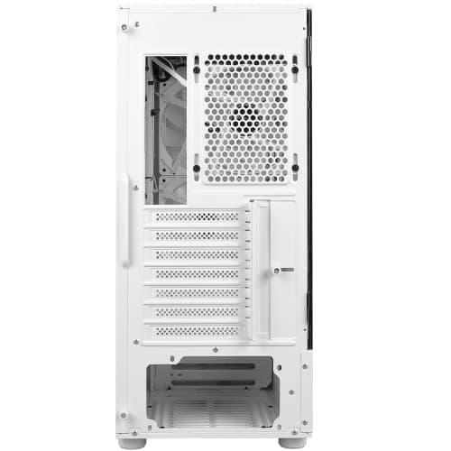 Antec NX410 ATX Mid Tower White with Tempered Glass Side Panel and USB 3.2 Gen 1 Type-A, USB 2.0 Type-A image