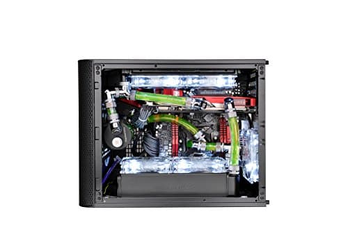 Thermaltake Core V21 Micro ATX Mini Tower Black with Acrylic Side Panel and USB 3.2 Gen 1 Type-A image