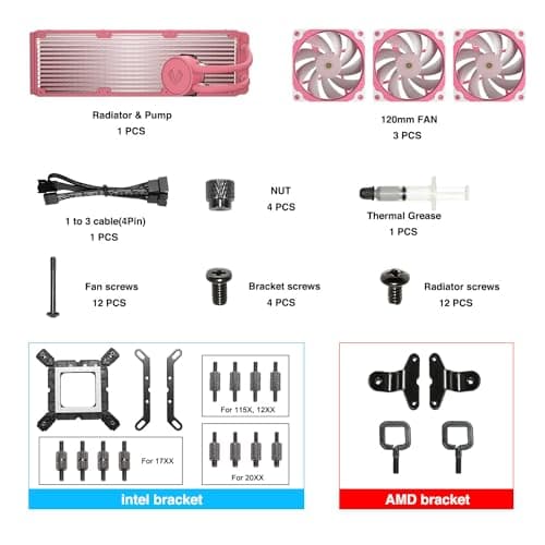 Vetroo V360 Water 360mm Pink image