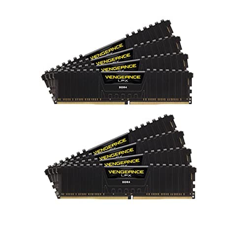 Corsair Vengeance LPX Black / Yellow DDR4-2666 CL16 256GB (8x32GB) main image