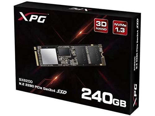 ADATA XPG SX8200 240GB SSD M.2-2280 PCIe 3.0 NVMe image
