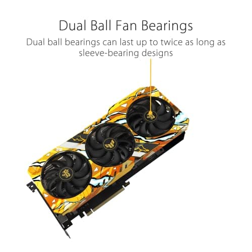 Asus TUF-RTX3060-O12G-DEMONSLAYER GeForce RTX 3060 12GB GDDR6 Orange / Black image