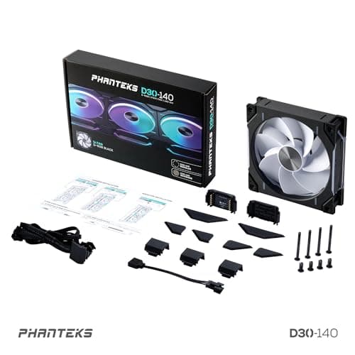 Phanteks PH-F140D30R 140mm Black PWM ARGB image