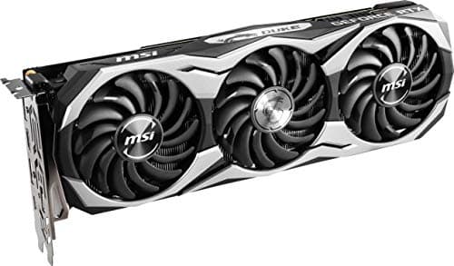 MSI GeForce RTX 2070 DUKE 8GB GDDR6 Silver / Black image