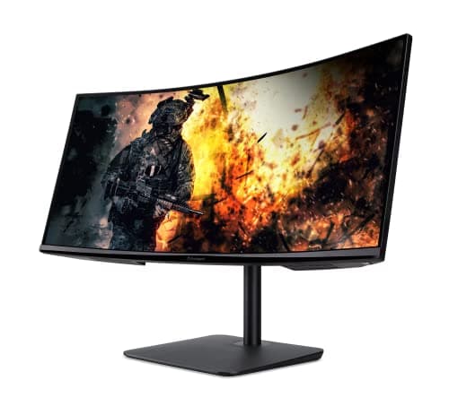 Acer AOPEN 34HC5CUR Pbmiiphx 34" 3440x1440 144Hz VA Curved Monitor image