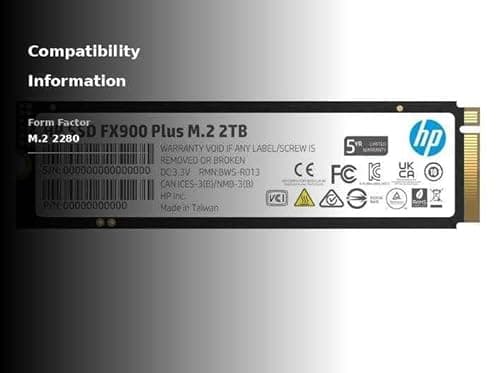 HP FX900 Pro 2TB SSD M.2-2280 PCIe 4.0 x4 NVMe image