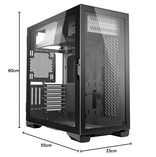 Antec P120 Crystal ATX Mid Tower Black with Tempered Glass Side Panel and USB 3.2 Gen 1 Type-A image