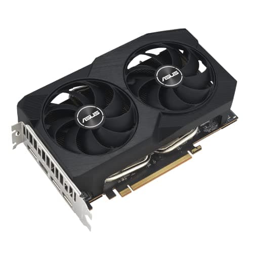 Asus Radeon RX 7600 DUAL OC V2 8GB GDDR6 Black image