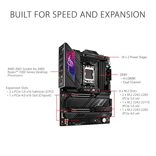 Asus ROG STRIX X670E-E GAMING WIFI DDR5 ATX image