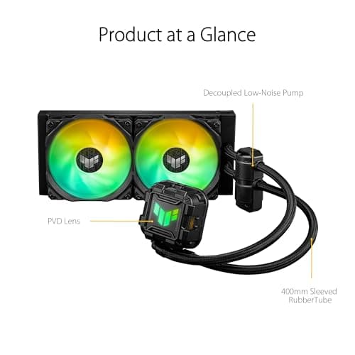 Asus TUF Gaming LC II ARGB 67 CFM Water 240mm Black image