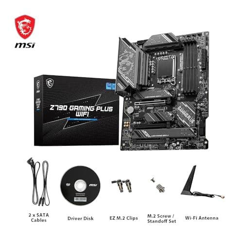 MSI Z790 GAMING PLUS WIFI LGA1700 DDR5 ATX image