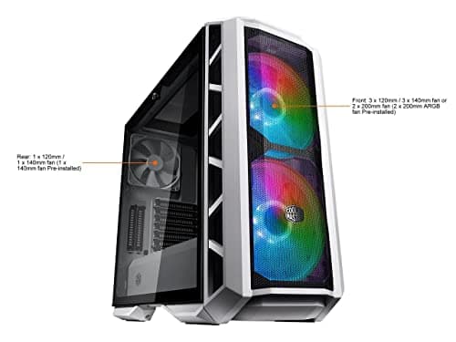 Cooler Master MasterCase H500P ATX Mid Tower Mesh ARGB image