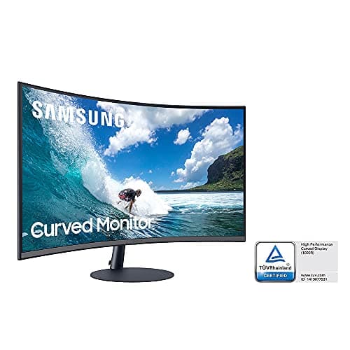 Samsung T55 27" 1080p 75Hz Curved Monitor image