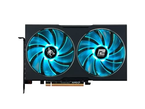PowerColor Hellhound Radeon RX 7600 8GB GDDR6 Black image