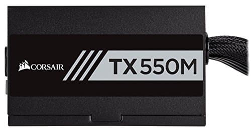 CORSAIR TX-M Series TX550M CP-9020133-NA/RF 550 W ATX12V v2.4 / EPS 2.92 80 PLUS GOLD Certified Semi-Modular Power Supply image