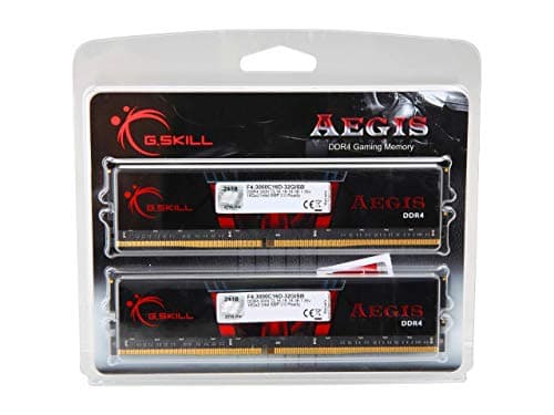 G.Skill Aegis Red / Black DDR4-3000 CL16 32GB (2x16GB) image