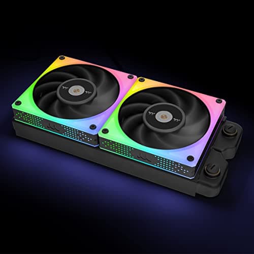 Thermaltake TOUGHFAN 14 140mm Black RGB 3-Pack image