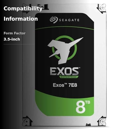 Seagate Enterprise Capacity 8TB 3.5" HDD 7200RPM SATA image