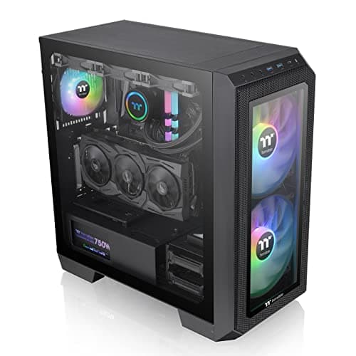 Thermaltake View 300 MX ATX Mid Tower Black Tempered Glass Side Panel image