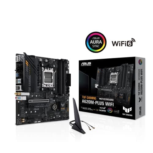 Asus TUF GAMING A620M-PLUS WIFI AM5 DDR5 Micro ATX image