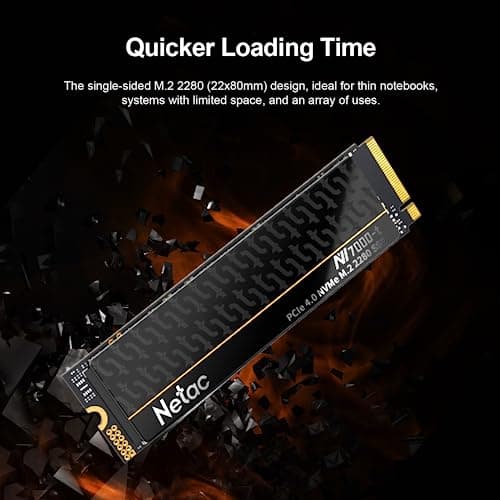 Netac NV7000-t 2TB SSD M.2-2280 PCIe 4.0 x4 NVMe image