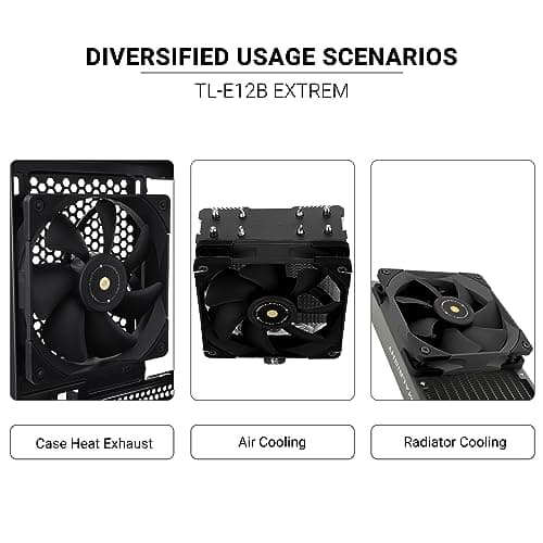 Thermalright TL-E12B EXTREM 120mm Black PWM 78 CFM image
