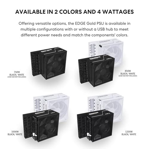 Lian Li EDGE GOLD 1200W Fully Modular 80+ Gold Certified image