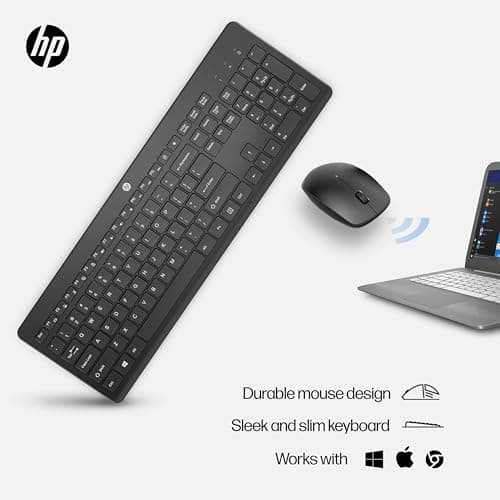 HP 230 Wireless/Wired Standard Keyboard With Optical Mouse image
