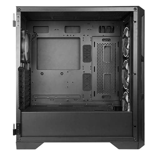 Chieftec APEX ATX Mid Tower Black with Tempered Glass Side Panel and USB 3.2 Gen 2 Type-C, USB 3.2 Gen 1 Type-A image