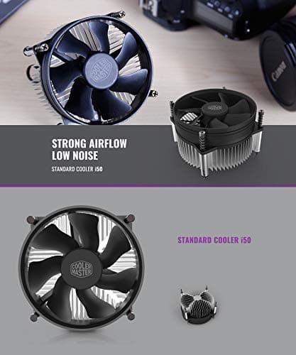 Cooler Master i50 Air 60mm 34.1 CFM Black / Silver image