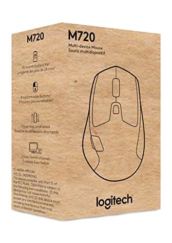 Logitech M720 Triathlon Bluetooth Optical Mouse image