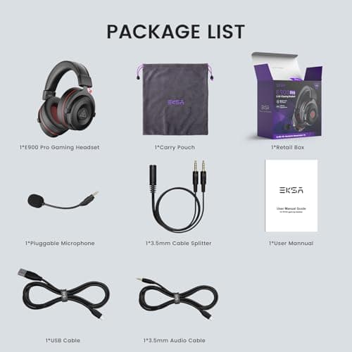 EKSA E900 PRO 7.1 Channel Closed Headset image