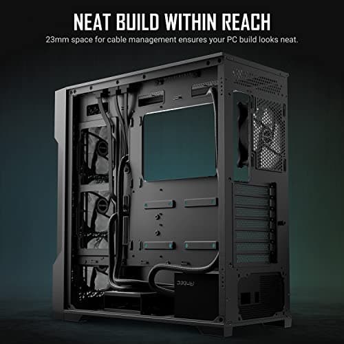 Antec AX90 ATX Mid Tower Black with Tempered Glass Side Panel and USB 3.2 Gen 1 Type-A, USB 2.0 Type-A image