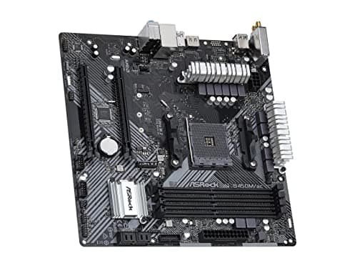 ASRock B450 M/ac R2.0 WIFI DDR4 Micro ATX image