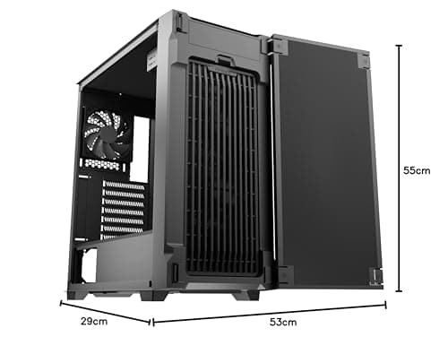 Antec P10C ATX Mid Tower Black with USB 3.2 Gen 2 Type-C and USB 3.2 Gen 1 Type-A image