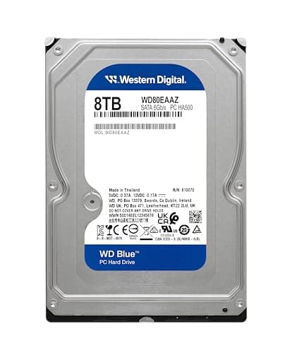 Western Digital WD Blue 8TB 3.5" HDD 5640RPM SATA 6.0 Gb/s image