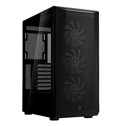 Silverstone FARA 512Z ATX Mid Tower Black with Tempered Glass Side Panel and USB 3.2 Gen 2 Type-C USB 3.2 Gen 1 Type-A image