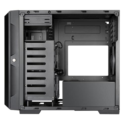 Silverstone CS382 ATX Mid Tower Black with USB 3.2 Gen 2 Type-C and USB 3.2 Gen 1 Type-A image