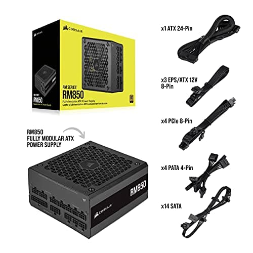 Corsair RM850 Black 850W Fully Modular 80+ Gold Certified image