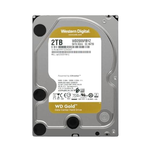 Western Digital Gold 2TB HDD 3.5" 7200RPM SATA 6.0 Gb/s Internal image