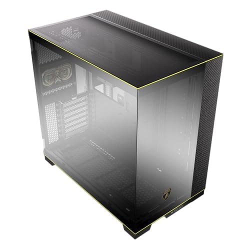 Lian Li O11D EVO RGB Automobili Lamborghini ATX Mid Tower Black / Gold Tempered Glass image